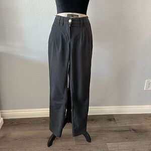 Relish Dark Grey Straight Leg Dress Pants Women’s Tailored Workwear